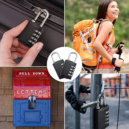 10 Pcs 4 Digit Combination Locks Small Combo for Luggage