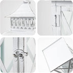 DECORKEY Lantern Decorative Indoor & Outdoor, Large Square Hanging Spring Home - Image 4
