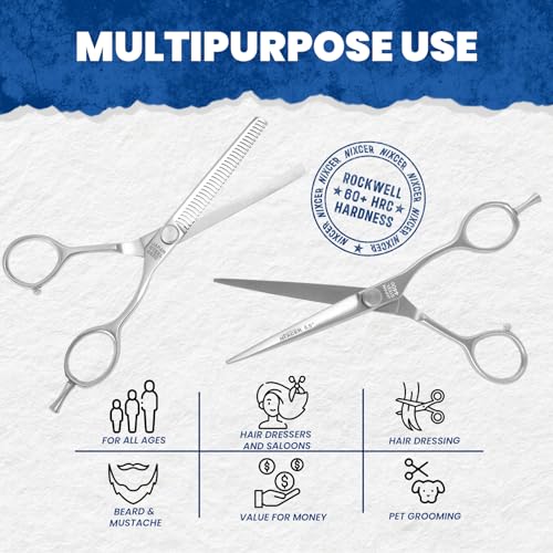 Professional Hairdressing Scissors (Combo Set / KOREAN CONVEX EDGE 6.5")