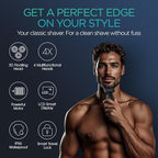 Electric Razor for Men Wet & Dry (Blue)