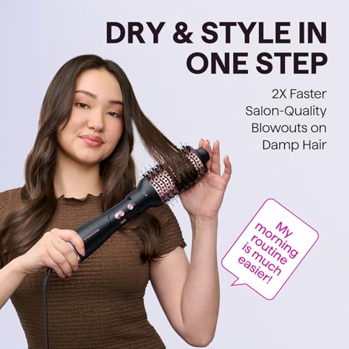 Hair Dryer Brush Set (Matte Black)