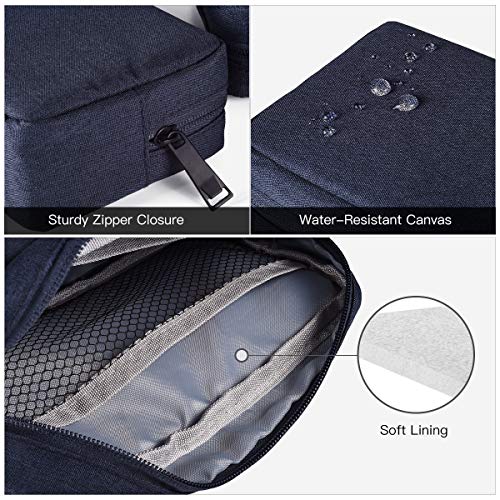 2 Pack Portable Storage Pouch Bag (Navy Blue)