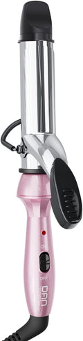 DAN Technology Mini Curling Iron,Travel Size Curling Iron,Dual Voltage CurlingIron up to 450°F for Short Hair,Nano - Titanium Barrels & 30s PTC Fast Heating