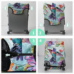 Luggage Cover + Tag (Color Hummingbirds / S)