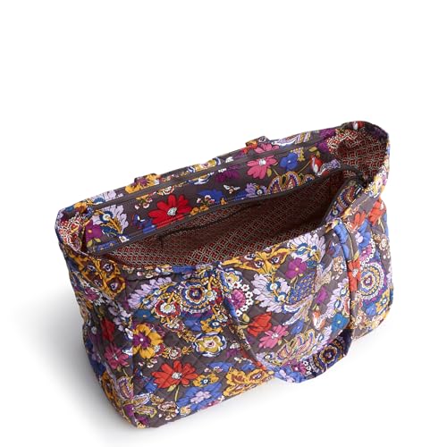 Women's Premium Cotton Knollton Travel Tote (One Size / Colorful Bouquet)