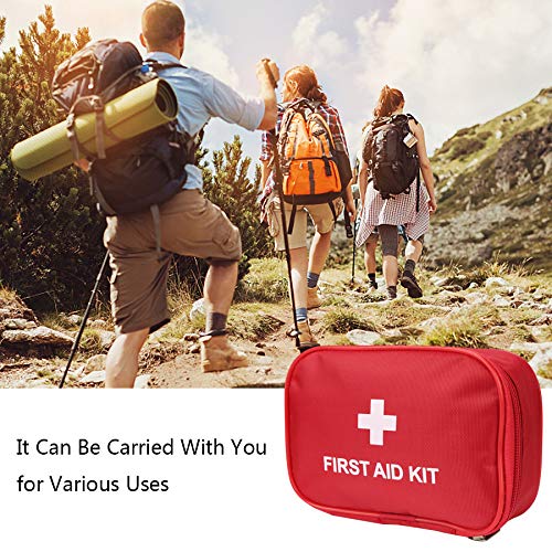 6 Pack Empty First Aid Kit Bag (6.3 x 4.7 x 1.8 inch)