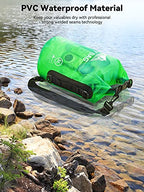 Dry Bag Waterproof Backpack with Phone Case (Green / 30L)