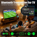 Bluetooth 6.0 Transmitter Receiver (Silver Black)