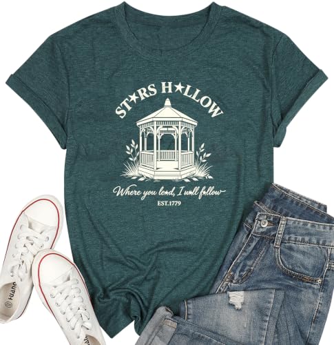 Fall Leaf Shirts 1779 Autumn Festival Short Sleeve Tee Tops (Medium / Darkgreen3)