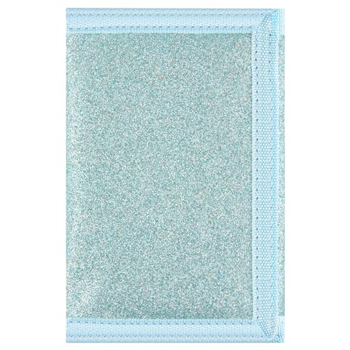 RFID Blocking Canvas Wallet for Men and Women (Blue Bling)