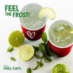 16 oz. Reusable Party Cups (Love Red / 12 Count)