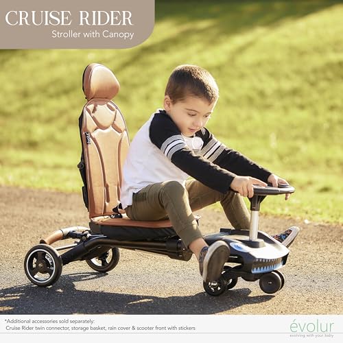 Cruise Rider Stroller with Canopy (Cognac)