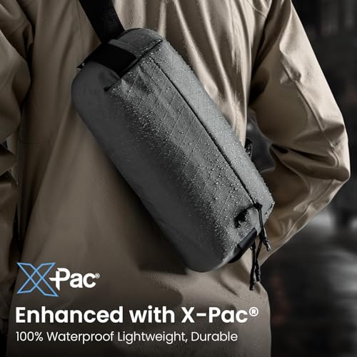 X pac Compact EDC Sling Bag 3L (S(Fits iPad Mini) / X-pac Gray)