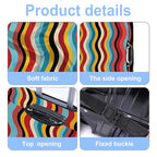 Stripe Luggage Cover Washable Suitcase Protector Anti (Stripe / M(24-26inch suitcase))