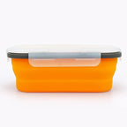 Silicone Lunch Container Bento Box, Collapsible Food Storage Containers - Image 3