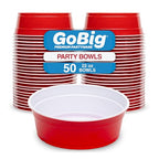 Red Party Cup Bowls (Small - 50 Pack)