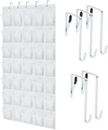GORILLA GRIP Over the Door Shoe Organizer, 35 Large Breathable Mesh Pockets by GorillaGrip
