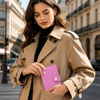 Passport Holder for Travel (Violet Purple)