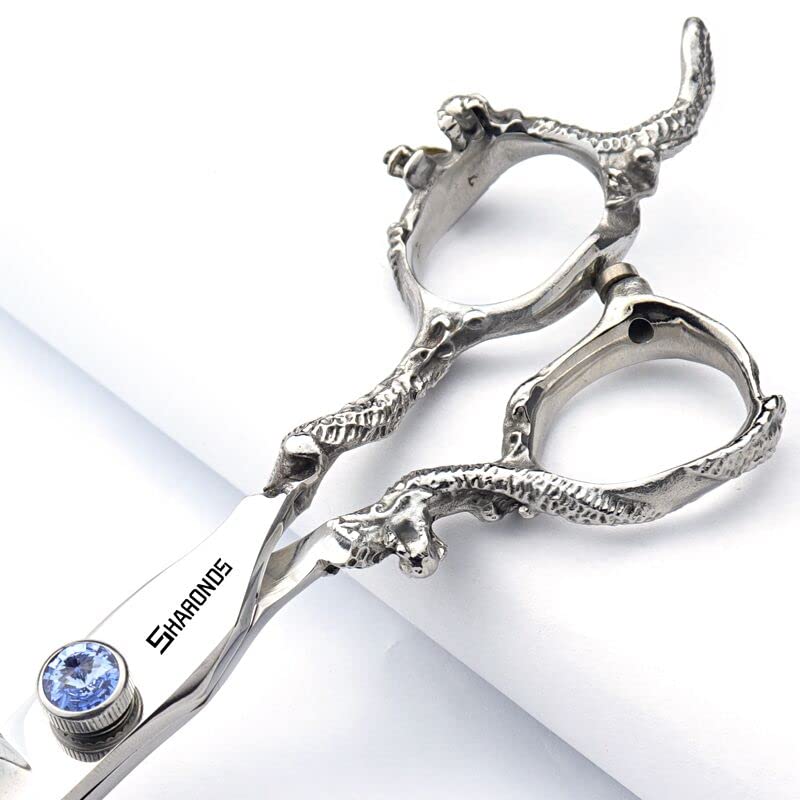 6/7/8/9 Inches Professional Hairdressing Scissors Set,Stainless Steel Hairdressing Scissors for Women & Men… (6 inch 2PC) (6 Inch 2pc)