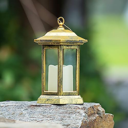 Solar Lantern Outdoor (Copper candle)