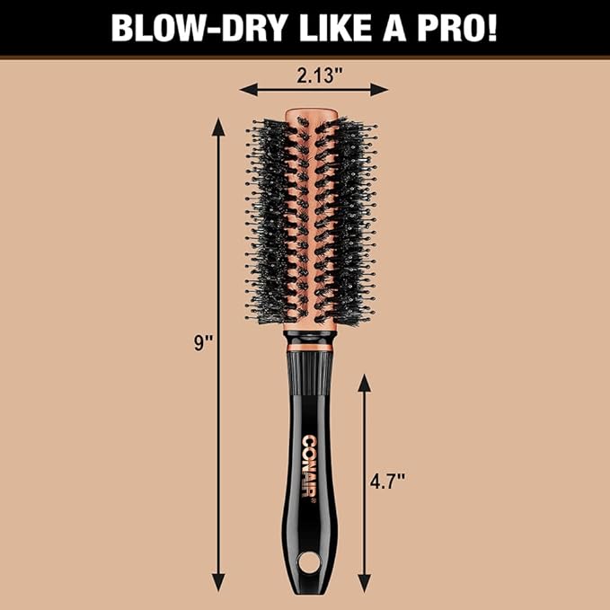 Conair Copper Collection Round Hair Dryer Brush - Blow Out Styler for Voluminous Looks