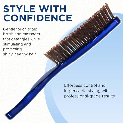 Hair Brush for Men and Women (Small / Blue)