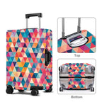 Triangle Luggage Cover Washable Suitcase Protector Anti (Triangle / S(20-22inch suitcase))