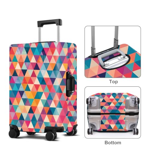 Triangle Luggage Cover Washable Suitcase Protector Anti (Triangle / L(28-30inch suitcase))