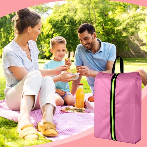 Shoe Bags for Travel (Pink)