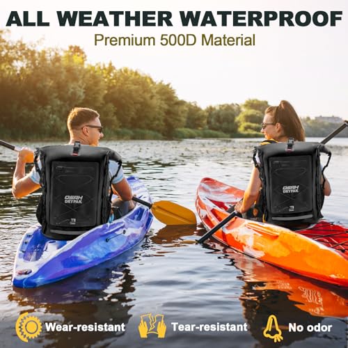 Waterproof Backpack Dry Bag 25L (Black / 25L)