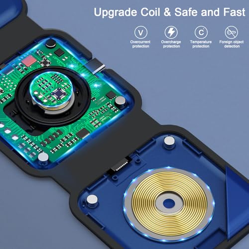 3 in 1 Wireless Charging Station for Apple (deep blue)