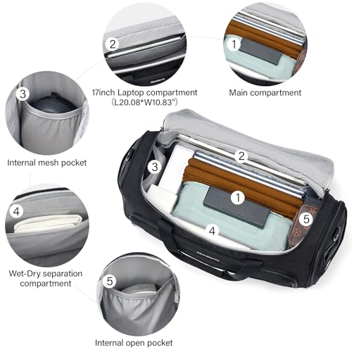 Carry On luggage Bags for Travel (Black / Ultra Carry-On)