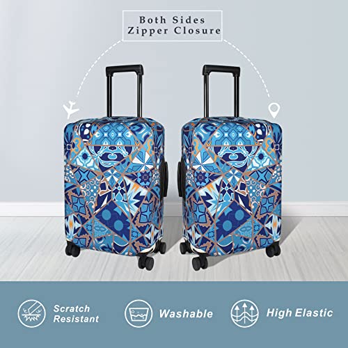 Luggage Cover Fits 18 (S / Portuguese tiles)