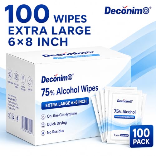 Extra Large 75% Alcohol Wipes