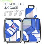 Packing Cubes for Travel (12 Blue)
