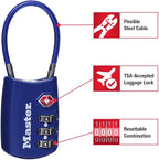 Master Lock Blue Set Your Own Combination TSA Approved Luggage Lock, Travel - Image 2