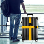 Luggage Straps for Suitcases TSA Approved (Yellow)