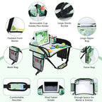 Kids Travel Tray for Car Seat (Green-1PCS)