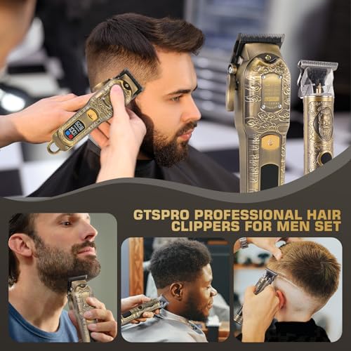 GTSPROProfessional Hair Clippers for Men (Bronze-colored)