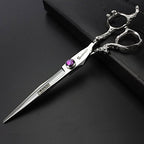 8 X Beauty Scissors High Hardness 400 °C Stainless Beauty heasyoppuheatorimu Thinning Special (8-in Cutting Scissors)