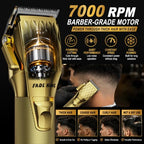 Professional Hair Clippers for Men (Gold+bronze)