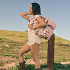 15L Slim Gym Backpack 1000D Travel EDC Daypack (Realtree Apx Flushing Pink)