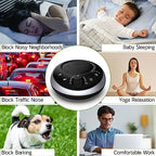 Sound Machine Loud White Noise Machine Nonstop Brown Noise Sleep Machine 30 Soothing Sounds for Baby Kids Adults Pink Noise Sounds Machine 36 (Black)