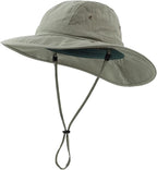 Home Prefer Summer UPF 50+ Men's Bucket Sun Hat Wide Brim Fishing Hat Safari Hat by HomePreferHatsCaps