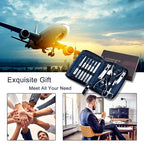 Stainless Steel Manicure Set 11 (Navy Blue)