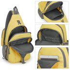 Sling Bag for Men Women (Yellow)