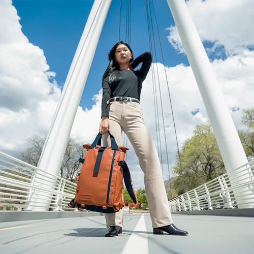PRVKE 15L Camera Backpack (15L (Photography Bundle) / Rolltop / Sedona Orange)