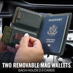 Passport Wallet with Holder for AirTag (Blue Haven)