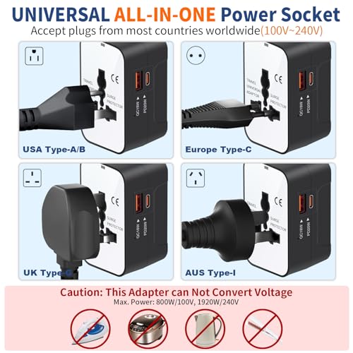 Travel Adapter Fast Charge (Bright White)