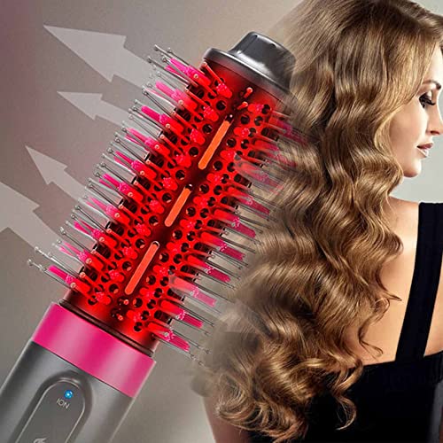 Hot Air Hair Brush (Pink)